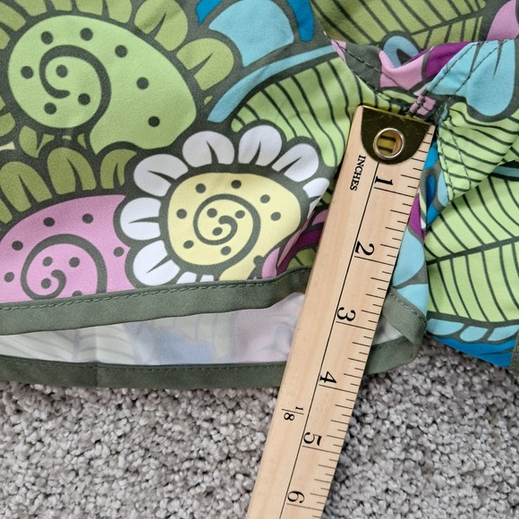 Wave Life Womens Floral Paisley Board Shorts Green Multi Color Size LG - Picture 8 of 10